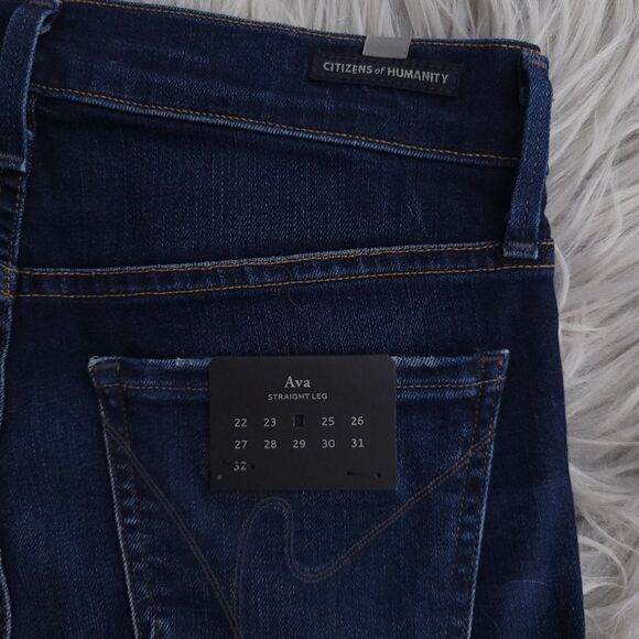 Citizens of Humanity AVA Straight Leg Jeans Womens Size 24 - Picture 10 of 11